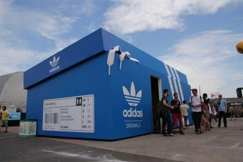 Adidas temporary store